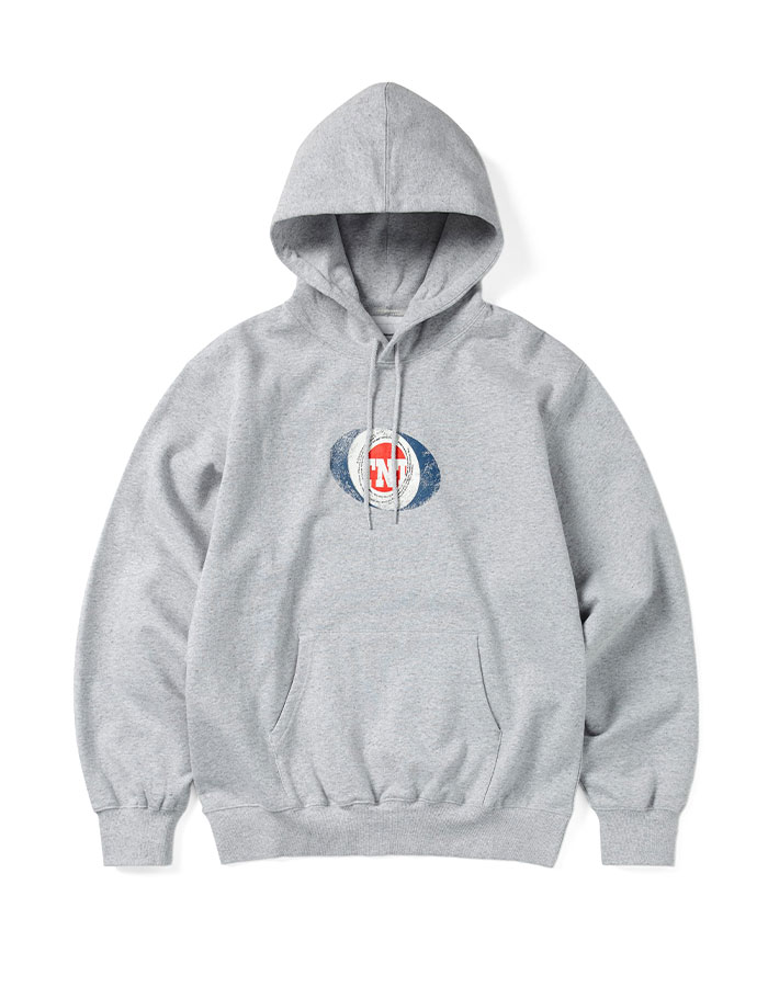 디스이즈네버댓 TNT Oval Hoodie Heather Grey