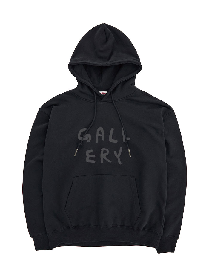 1011 GALLERY Gallery Logo Hoodie-Black