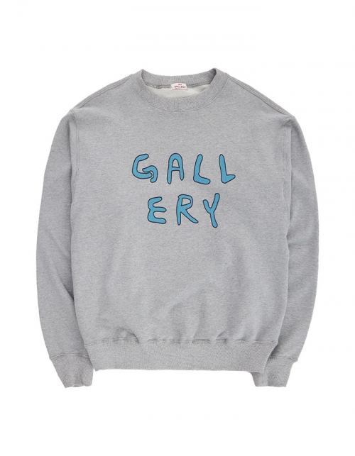 1011 GALLERY Gallery Logo Sweatshirts-Grey