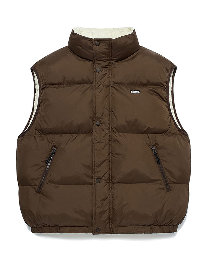 위캔더스 PUZZLE PUFFER VEST (BEIGE)