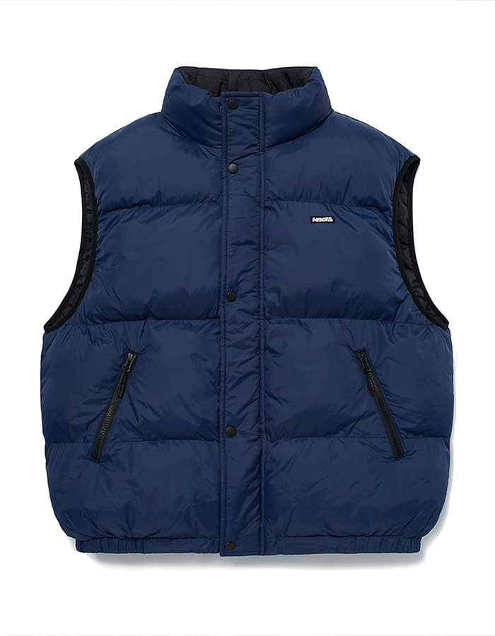 위캔더스 PUZZLE PUFFER VEST (BLACK)