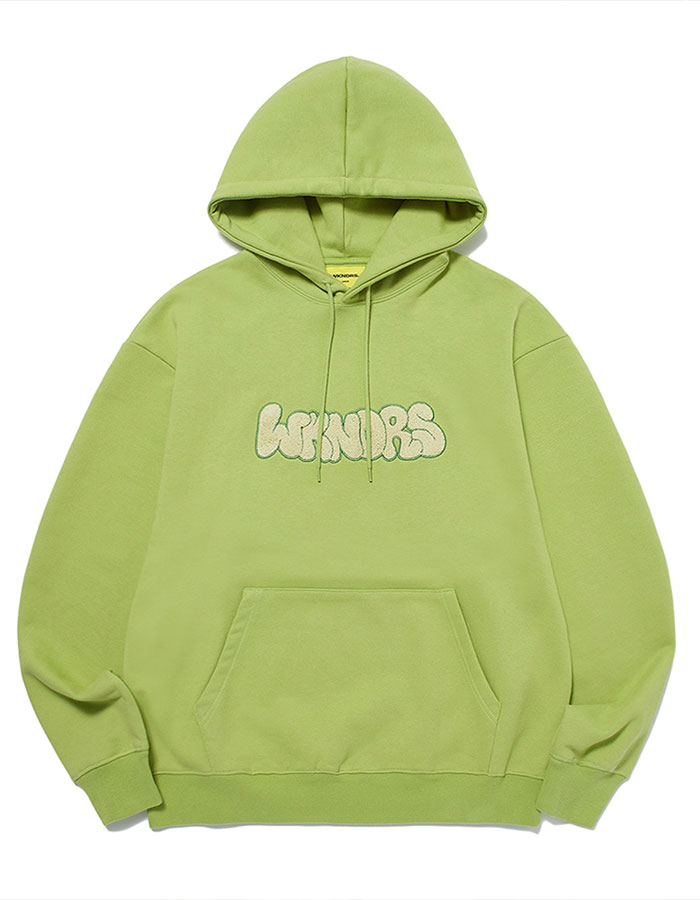 위캔더스 GRAFFITI LOGO HOODIE (LIME)