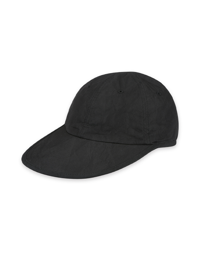 [YOUCHE PRETATPORTER] AR CREASED SIX PANEL CAP BLACK