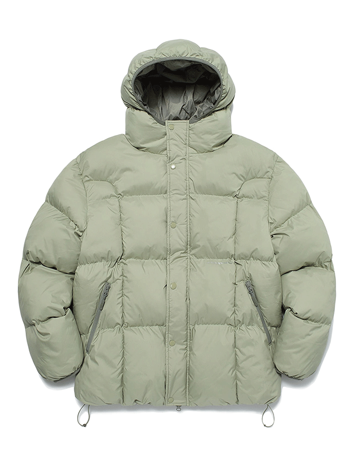 위캔더스 HOODED PUFFER JK (KHAKI)