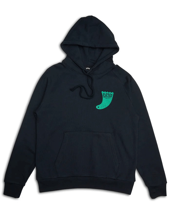 데우스엑스마키나 SINGLE FIN HOODIE BLACK