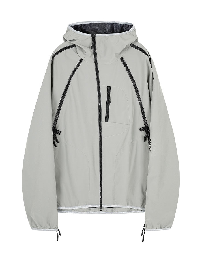 SOHC Technical Zip Wind Jacket GREY