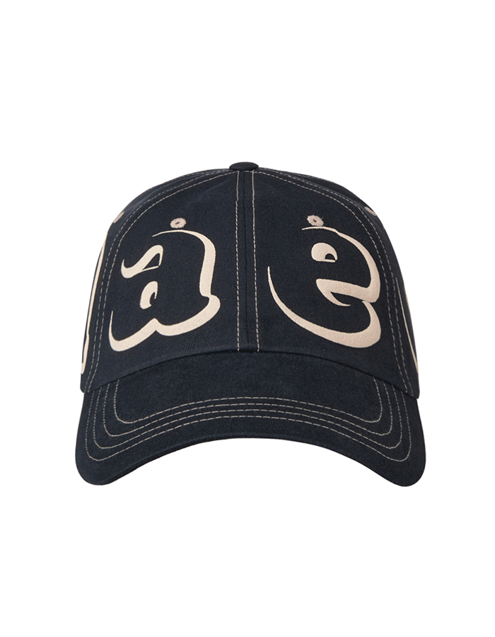 [AEAE] FOAMED PRINTING LOGO CAP [NAVY]