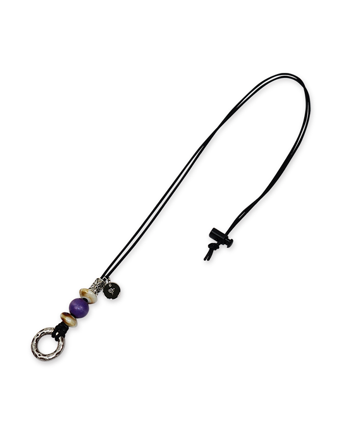 [YOUCHE PRETATPORTER] AR O-RING NECKLACE 001 Purple