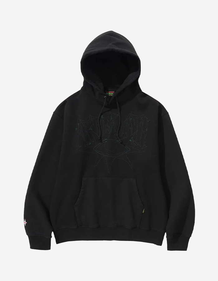 [AFTERMATH] AFTERMATH STITCH HOODIE - BLACK