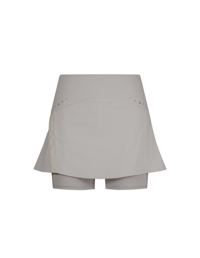 오호스 25SS OJOS Button Slit Skirt Shorts / Warm Grey