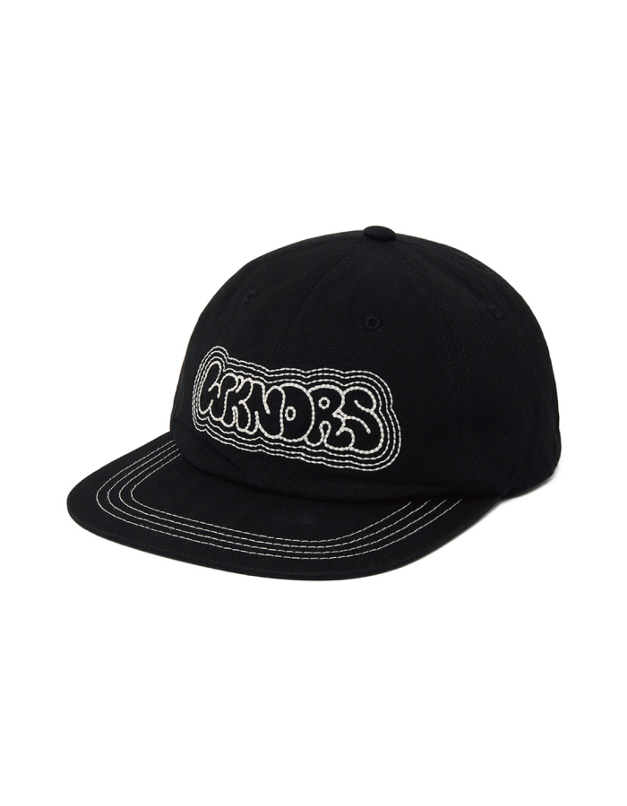 위캔더스 25SS OUTLINED LOGO CAP (BLACK)