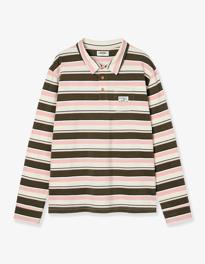 [AEAE] 25SS STRIPE PK T-SHIRTS [PINK]