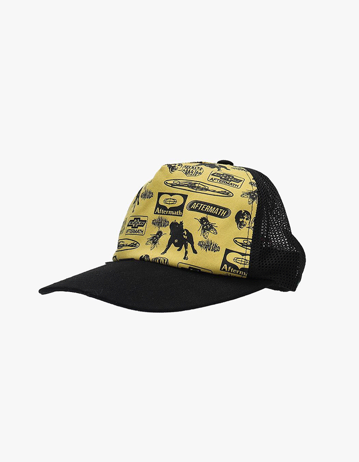 [AFTERMATH] 25SS Full Print Mesh Ball Cap BLACK