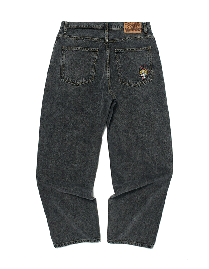 위캔더스 25SS PIERROT DENIM PANTS (D.GREY)