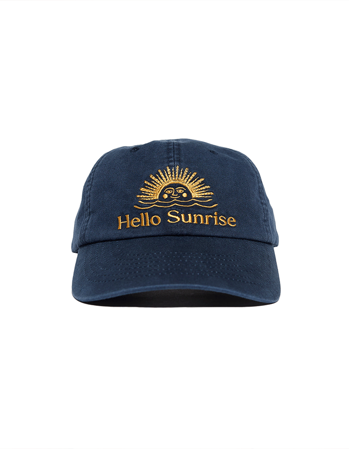 헬로선라이즈 Washed OG Logo Ball Cap_Navy