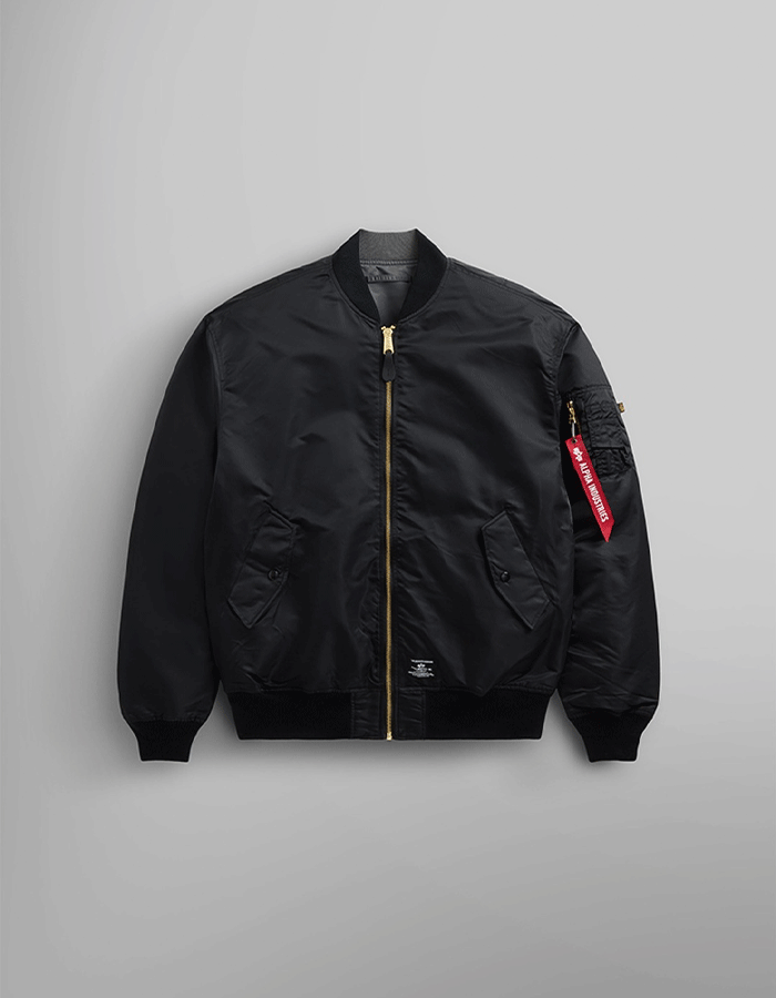 알파인더스트리  L-2B MOD GEN II FLIGHT JACKET BLACK