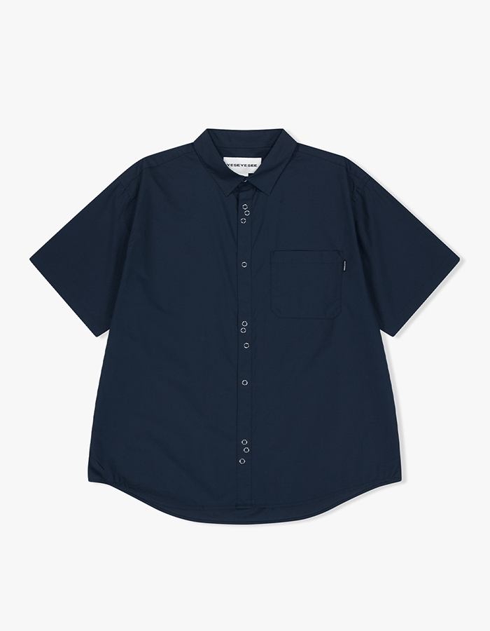 예스아이씨 25SS Pinnacle S/S Shirt Navy