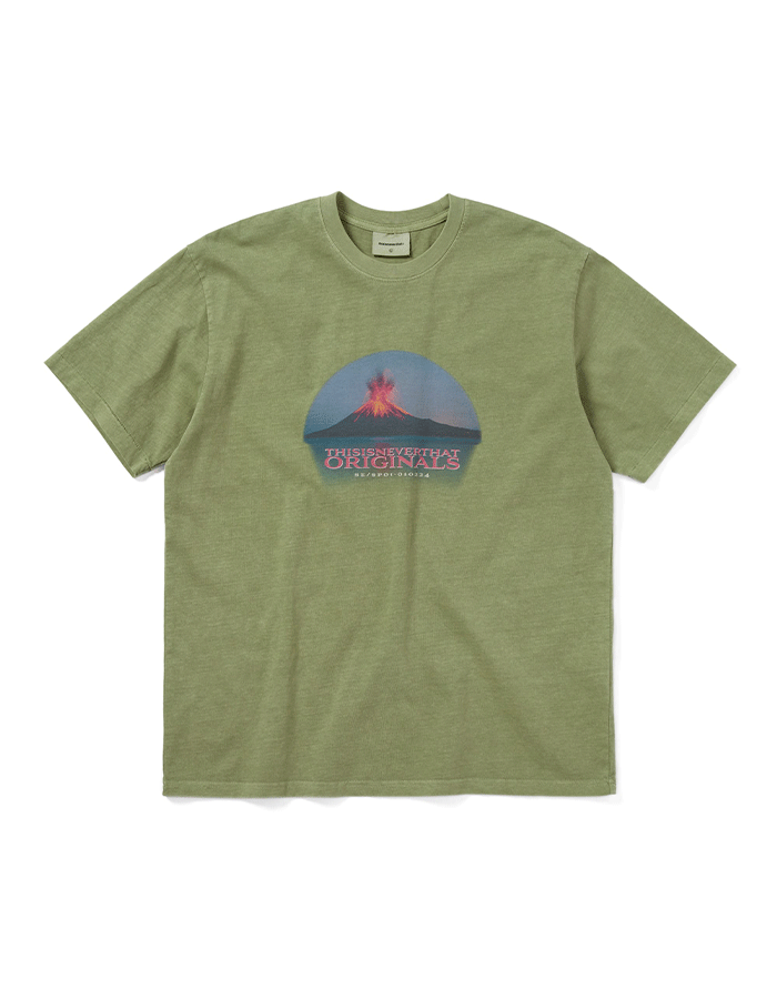디스이즈네버댓 25S/S Volcano Tee Olive