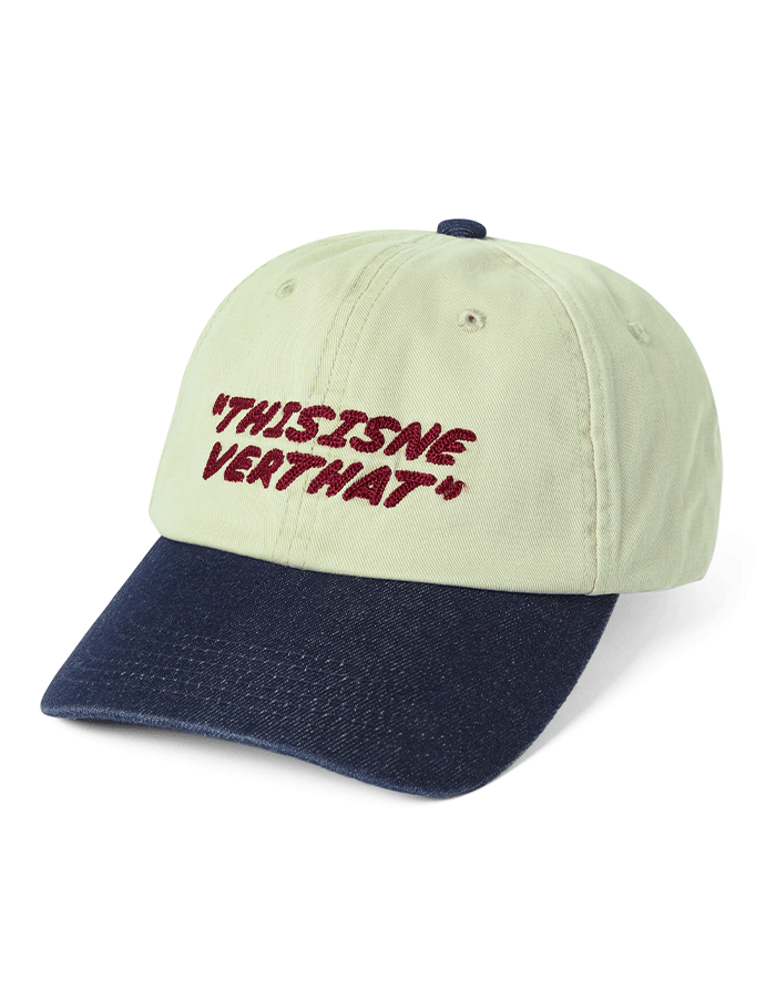디스이즈네버댓 25S/S Visor Denim Cap Beige/Indigo