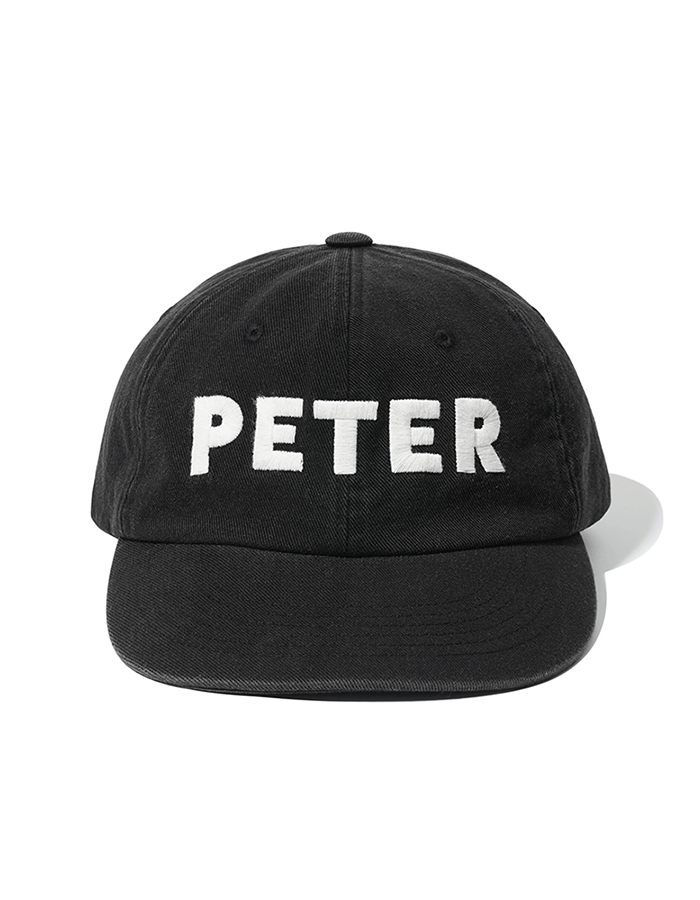 MY NAME IS PETER 6-PANEL PETER CAP - BLACK