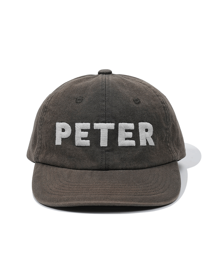 MY NAME IS PETER 6-PANEL PETER CAP - CHARCOAL