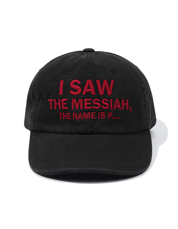 MY NAME IS PETER 6-PANEL MESSIAH CAP - BLACK