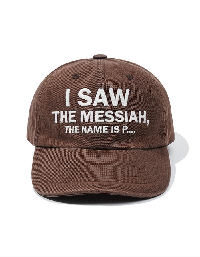 MY NAME IS PETER 6-PANEL MESSIAH CAP - BROWN