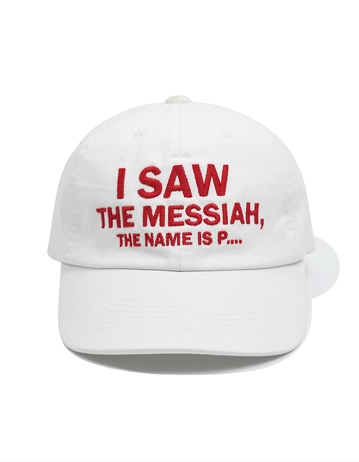 MY NAME IS PETER 6-PANEL MESSIAH CAP - WHITE