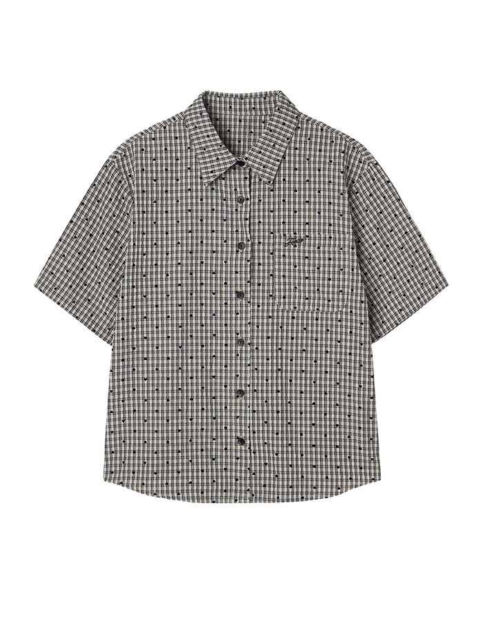[AEAE] 25SS HEART CHECK SHIRTS [COOKIE]