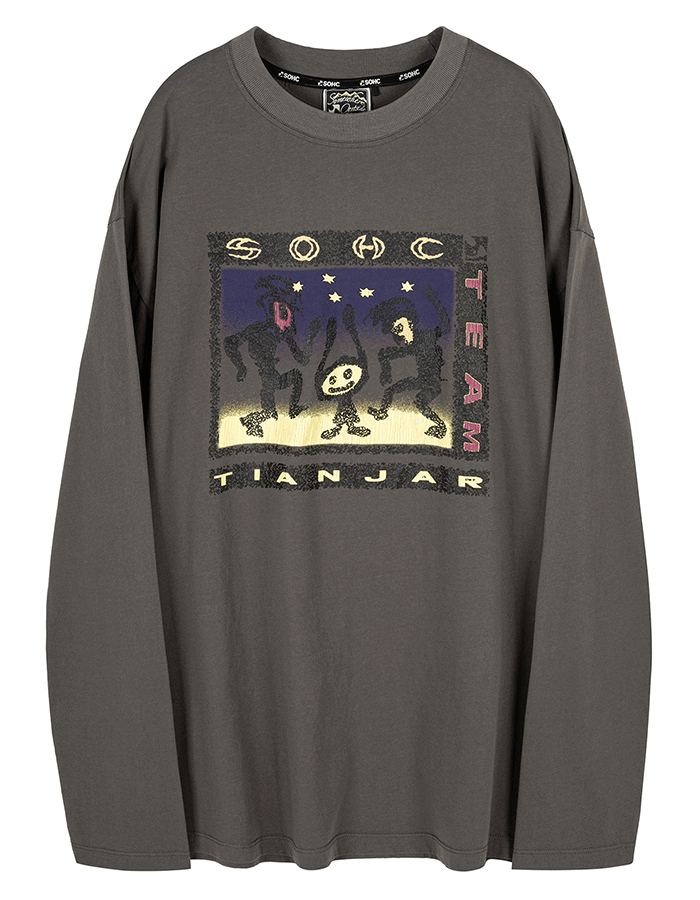 SOHC TIANJAR Surfing L/SL_11UST106 CHARCOAL
