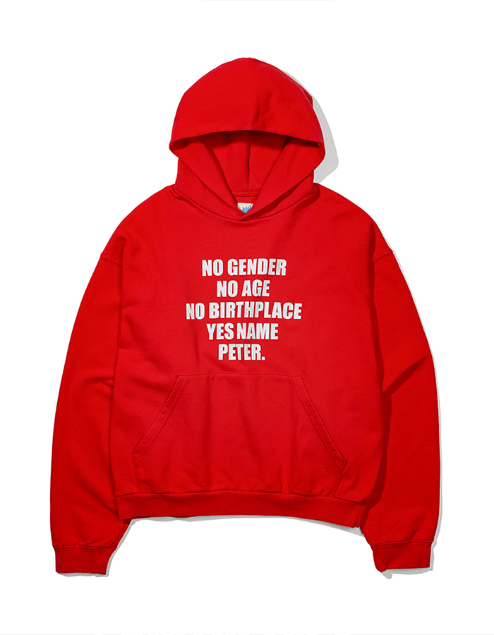 MY NAME IS PETER 25SS WHO PETER HOODIE - RED