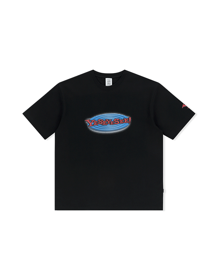 예스아이씨 25SS Y.E.S Web Logo Tee Black
