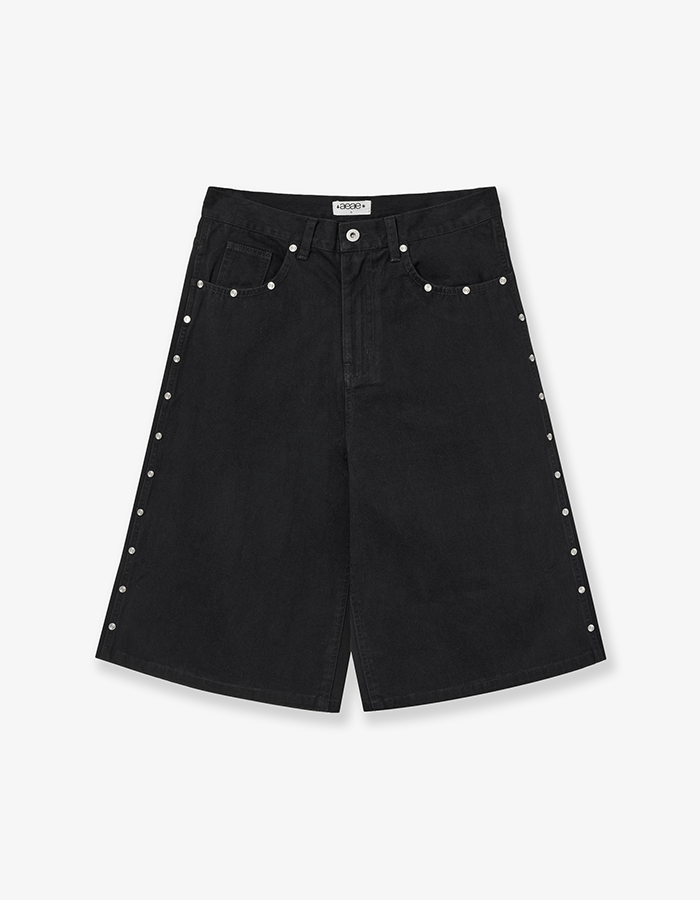 [AEAE] 25SS STUD SHORTS [BLACK]