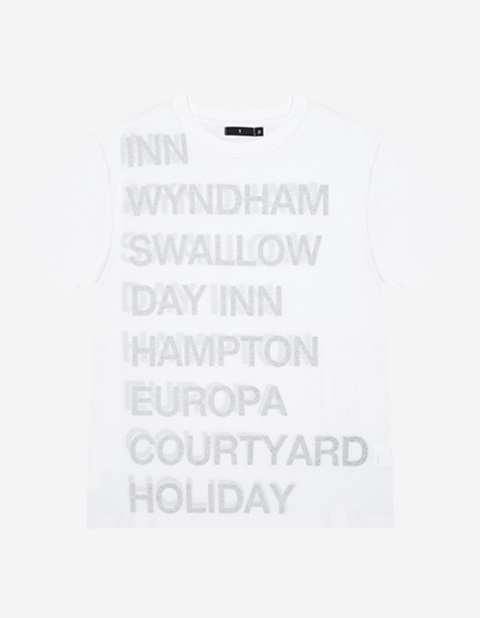 사파리스팟 HIGHWAY INN TEE (WHITE/BLACK)