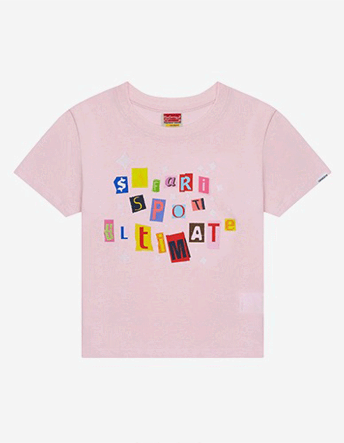 사파리스팟 1/2 STICKERPACK TEE (PINK)