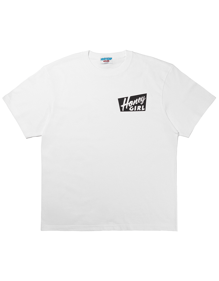 허니스쿱하우스 HONEY GIRL TEE WHITE