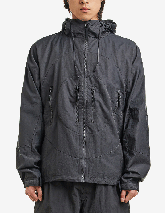 팜트레이닝컴퍼니 HOODED O JACKET CHARCOAL