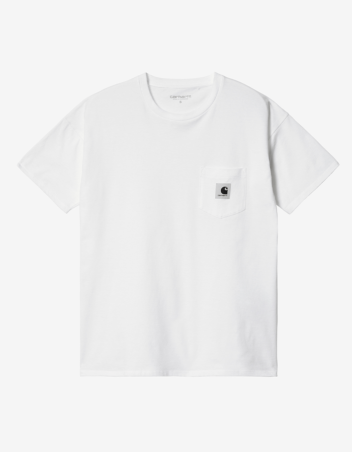 칼하트WIP W S/S POCKET T-SHIRT WHITE