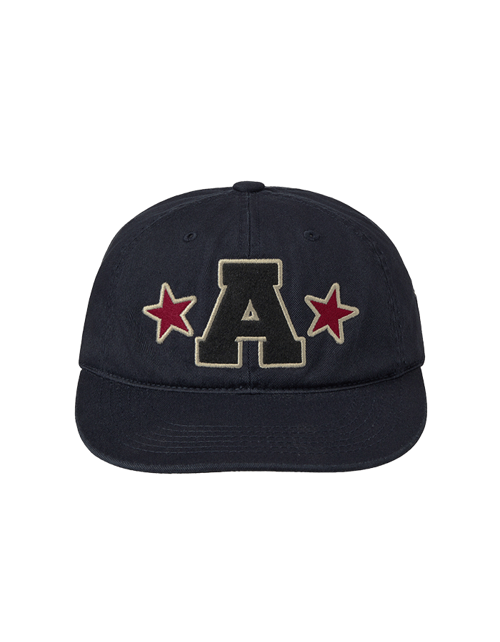 [AEAE] WASHED CAPITAL LOGO CAP [NAVY]