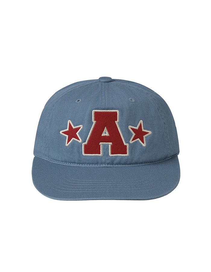 [AEAE] WASHED CAPITAL LOGO CAP [AQUA BLUE]