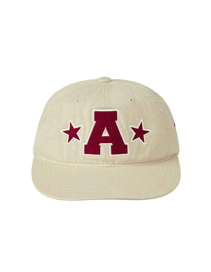 [AEAE] WASHED CAPITAL LOGO CAP [ECRU]