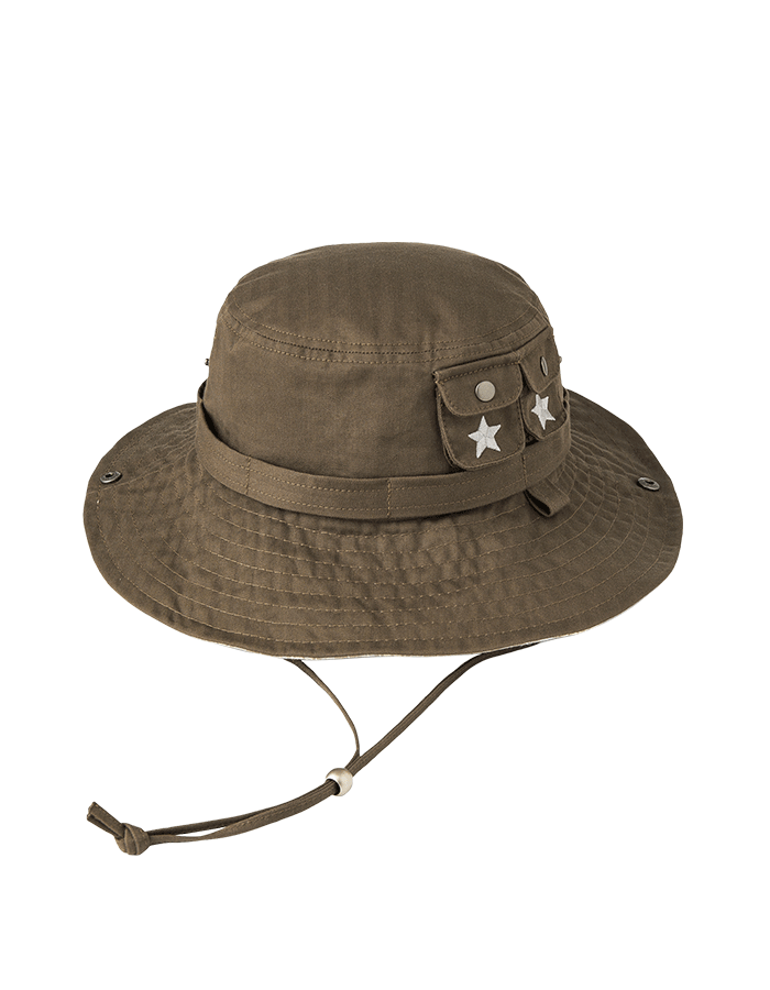 [AEAE] SAFARI BUCKET HAT [BROWN]