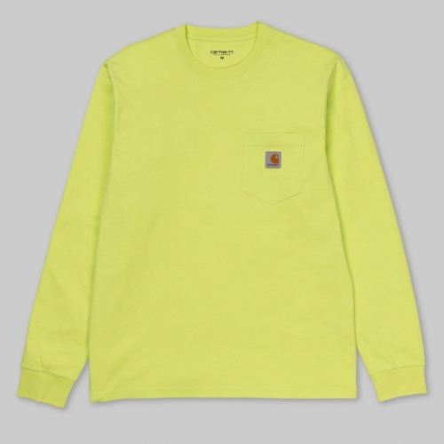 칼하트WIP L/S POCKET LOOSE T-SHIRT LIME