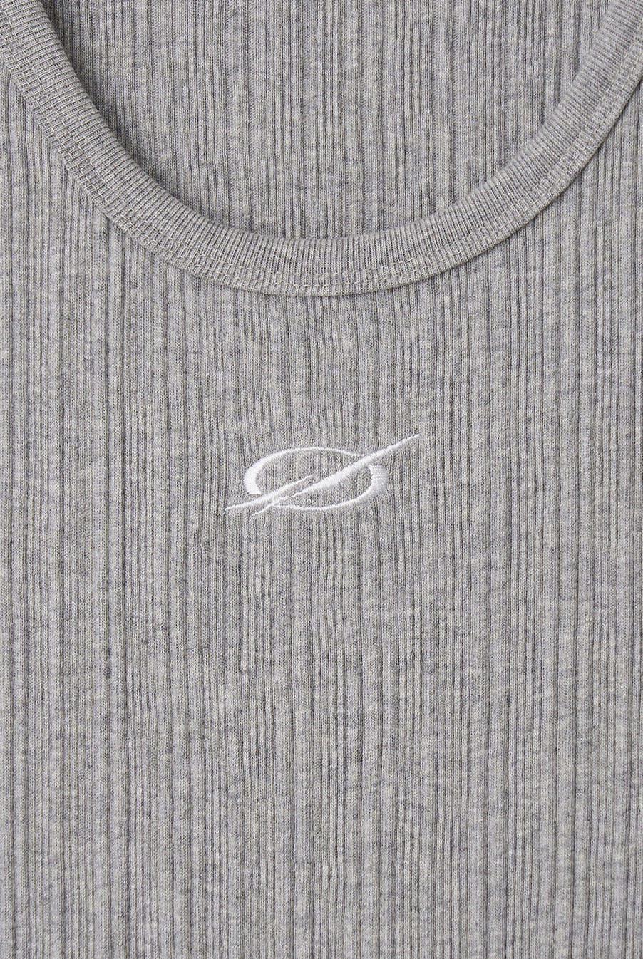 Irregular Logo embroidery Logo Sleeveless - Grey