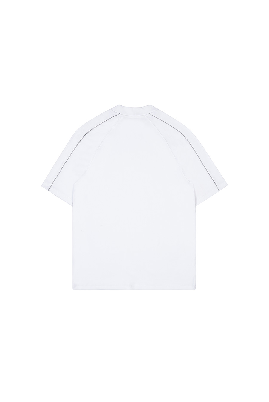 Piping Metal Logo T-shirt (White)