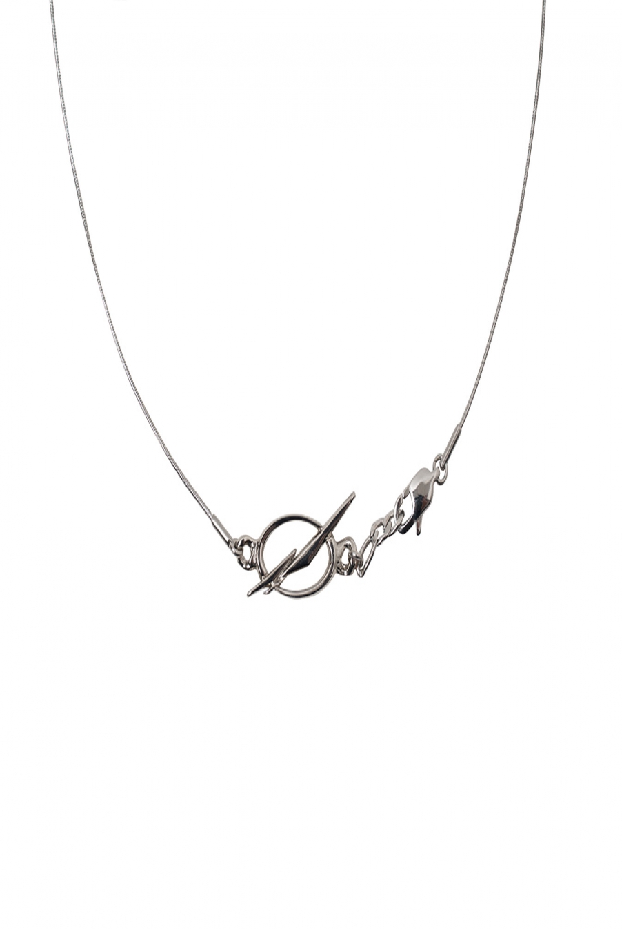 Chain Logo Necklace (thin)