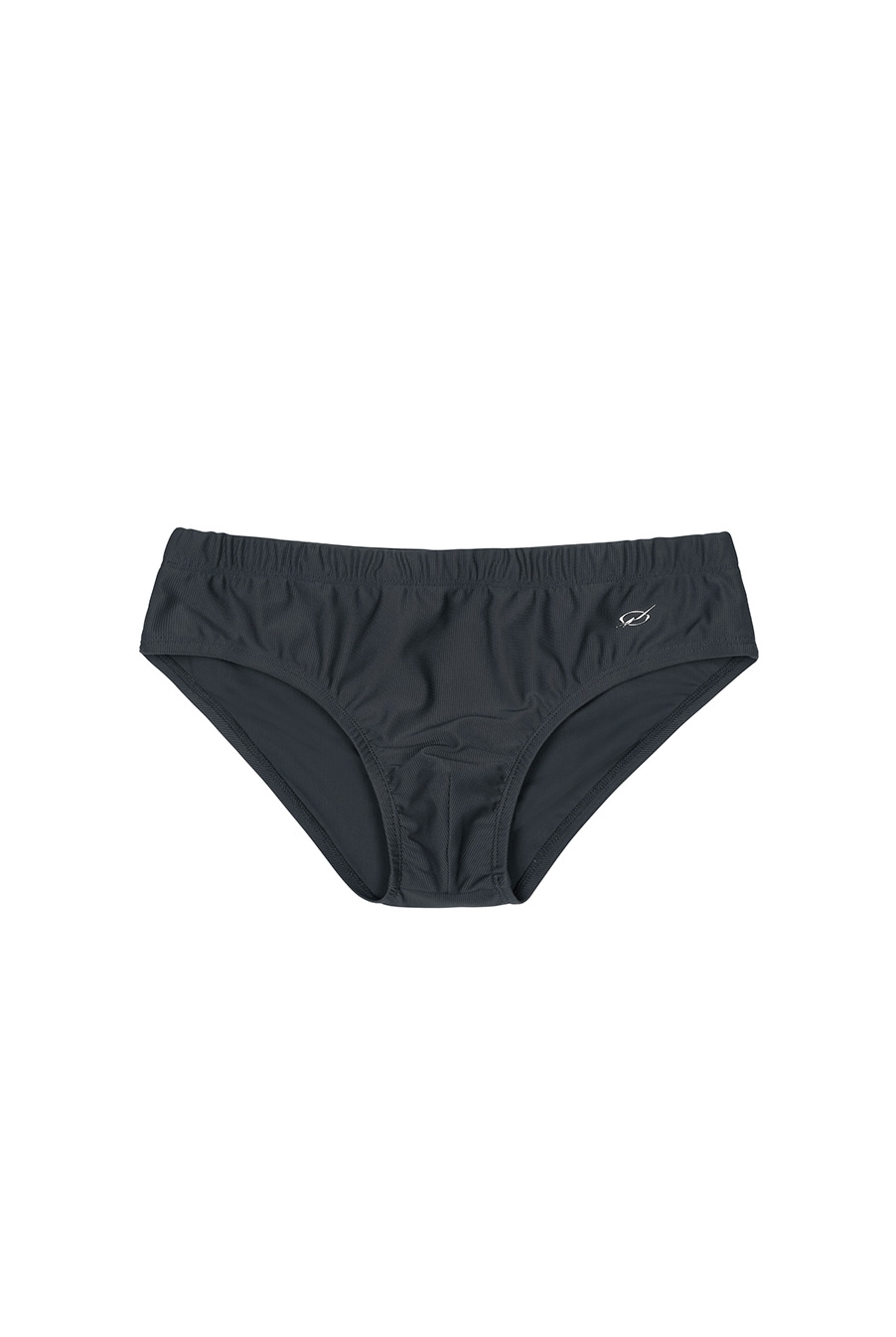 LOGO SWIM BRIEF - CHARCHOAL