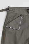 Snap zipper pocket pants - Khaki