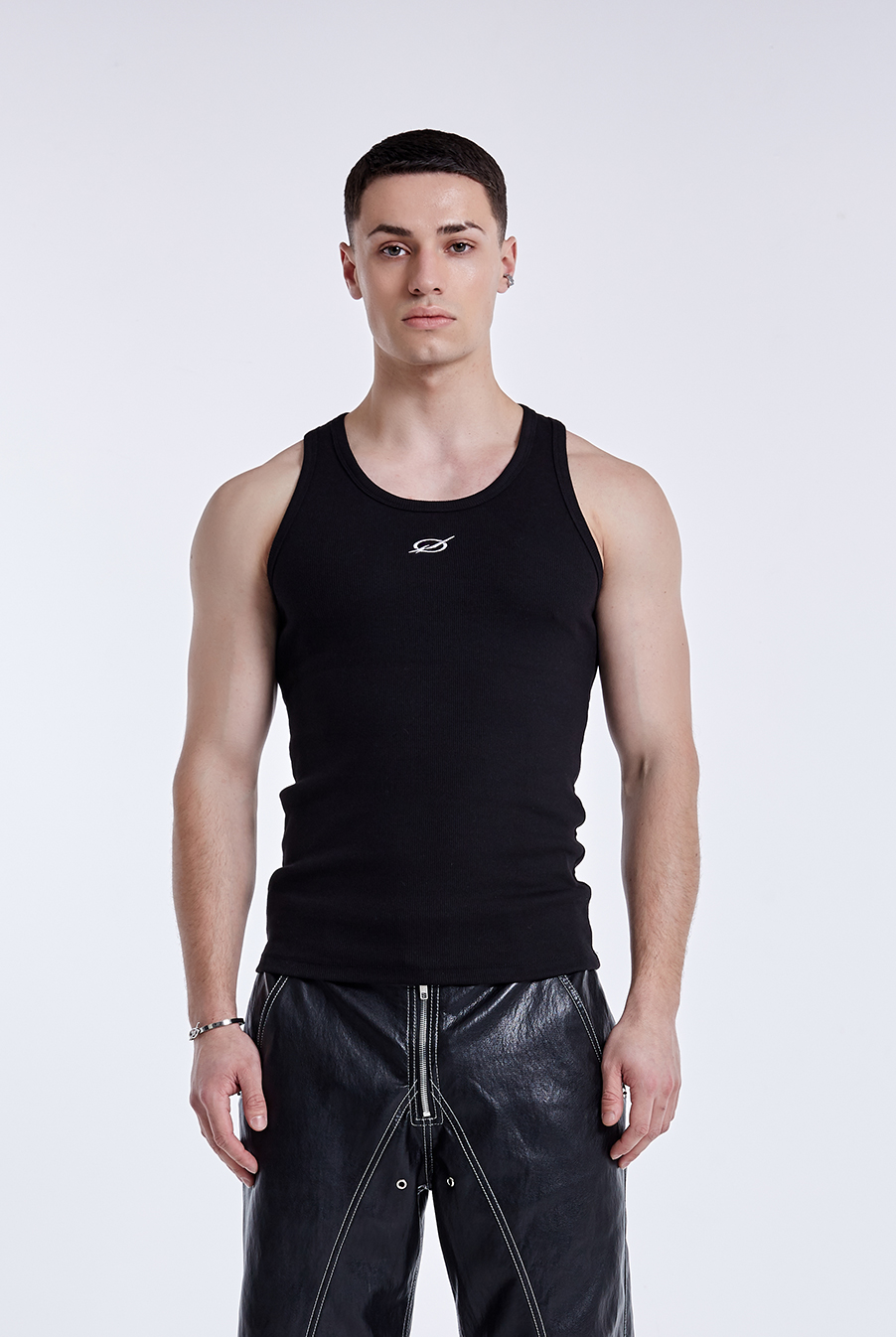 Basic curve sleeveless - Black