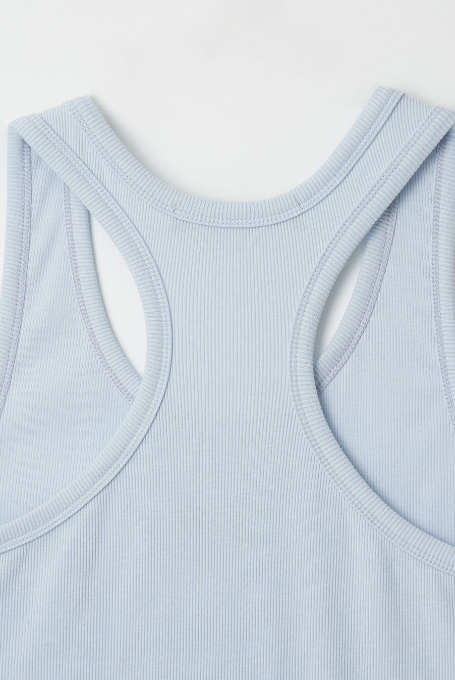 Basic curve sleeveless - Sky blue